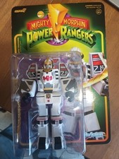 White Tigerzord Warrior Mode Power Rangers Super7 Reaction Figure New