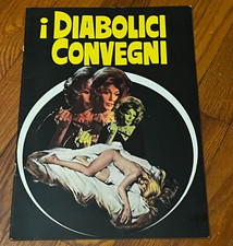 The Feast of Satan RARE ORIGINAL 1971 ITALIAN COLOR PRESSBOOK Giallo Horror