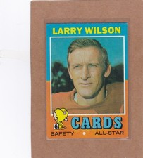 1971 TOPPS FOOTBALL LARRY WILSON #20 CARDINALS EX/EX+ *A40839