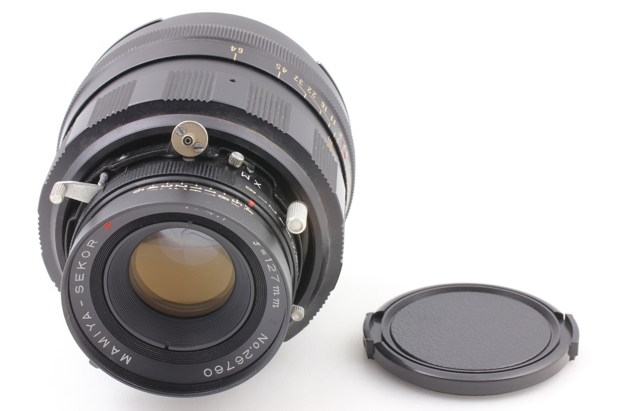 MAMIYA UNIVERSAL SEKOR P 127ｍｍ F4.7 Mamiya Sekor P 127mm f/4.7 Lens + 4 way adapetr for
