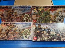 AIRFIX Scale 1/32 Military Figures Model Kits - US/British/German Infantry