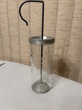 Máquina de mayonesa de aceite Wesson de colección (frasco con émbolo de metal)