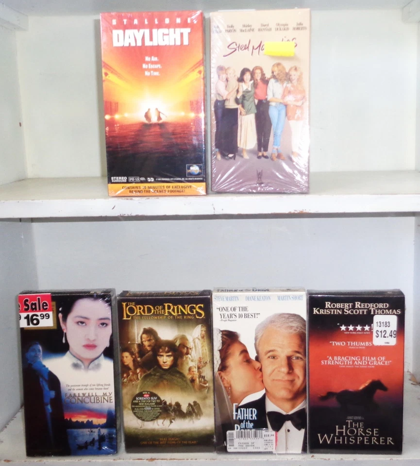 Factory Sealed VHS Lot Steel Magnolias Shawshank Redemption Lord of The Rings + - Image 4 of 4