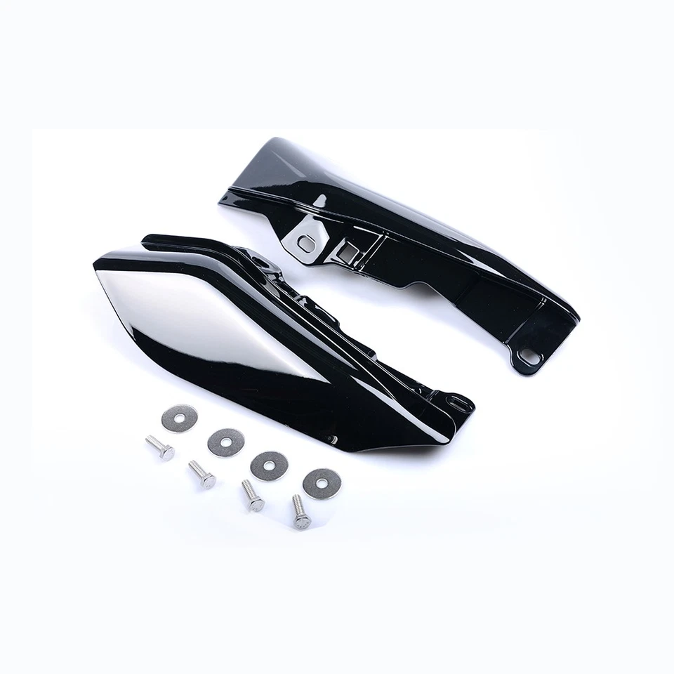 Deflector de aire de cuadro medio negro para Harley Touring Electra Street Glide 2009-2016 Foto 2 de 3