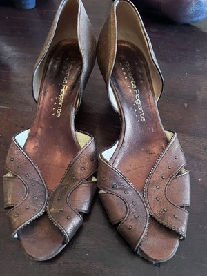Sandalen Pumps ''Roberta Rogante'' - Vera Pelle - Made in Italy - 37
