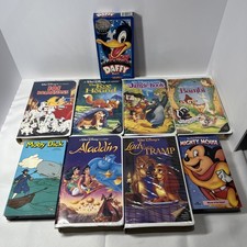 Walt Disney Masterpiece 3 Classics Collection VHS Movies -Lot of 9 VHS