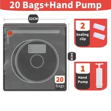 10-30* 3D Printer Filament Storage Vacuum Sealing Bag w/ Pump PLA ABS PETG Dryer