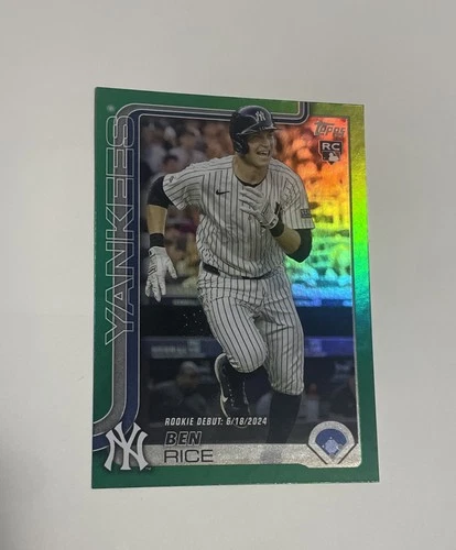 Ben Rice 2025 Topps Ben Rice #US25 Rainbow Foil