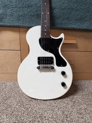 Maestro By Gibson Les Paul Jr Electric Guitar White INCLUDES Strap