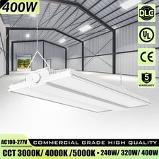 400W LED High Bay Light Commercial Warehouse Shop Lights 3000K-5000K Adjustable