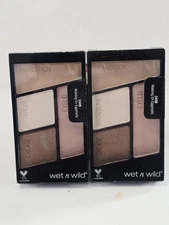 Lot of 2 Wet n Wild Coloricon Eyeshadow Quad #340B Walking On Eggshells New