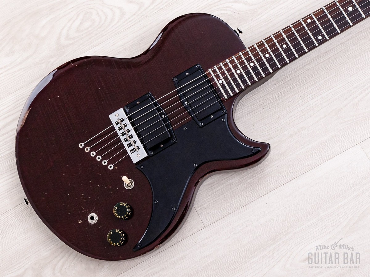1976 Gibson L6-S Deluxe Vintage Electric Guitar Wine Red, 100