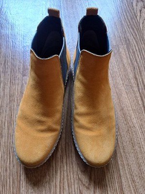 Gabor Chelsea Boots Stiefeletten Senffarben Größe 41