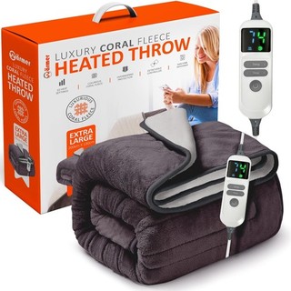 Warmer Electric Heated Throw Blanket Extra Large 200x130cm Customer Return
