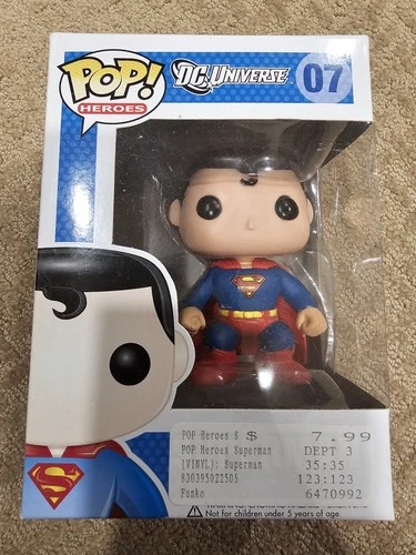 Funko Superman DC UNIVERSE 07 DAMAGED BOX