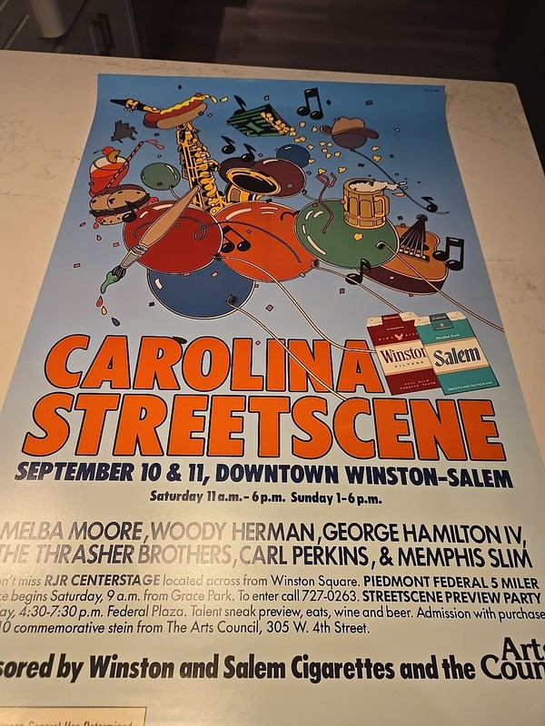 1983 Carolina Streetscene Original Poster (20X32)