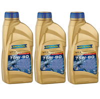 Ravenol MTF-2 SAE 75W-80 GetriebeöL 3X1 Liter MehrzweckgetriebeöL API GL-4
