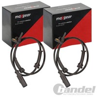2X Maxgear ABS-SENSOREN Vorne Passend FÜR CitroËN C1 Peugeot 107 Toyota Aygo