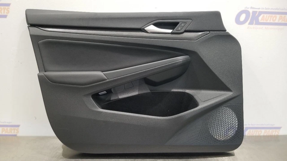 24 VOLKSWAGEN GOLF R INTERIOR DOOR TRIM PANEL FRONT LEFT DRIVER BLACK Foto 2 de 4