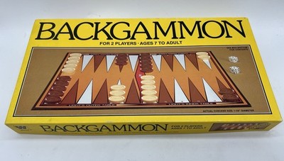 Vintage 1981 Whitman Backgammon Spiel Altes Retro Game 