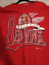 Vtg Detroit Red Wings Steve Yzerman Sweatshirt XL Unisex 90's Crew Neck