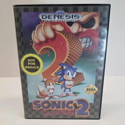 Sonic the Hedgehog 2 Not For Resale (SEGA Genesis) Tested CIB Complete w Manual 