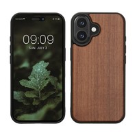 Holz SchutzhüLle FüR Apple Iphone 16 Hardcase Tpu Bumper Holz HüLle HandyhüLle