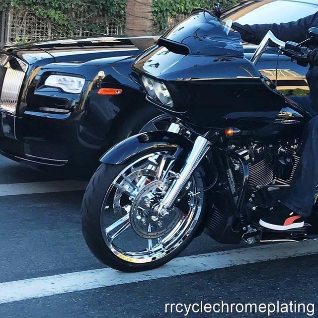 21 Chrome Enforcer Style Front Wheel Tire 11.5 Rotor 0007 Ultra Glide