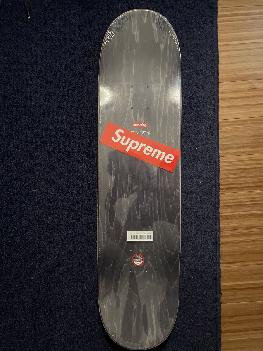 Supreme BLING Box Logo Gold Skateboard Deck 8.25 Supreme BLING Box Logo Gold Skateboard Deck 8.25