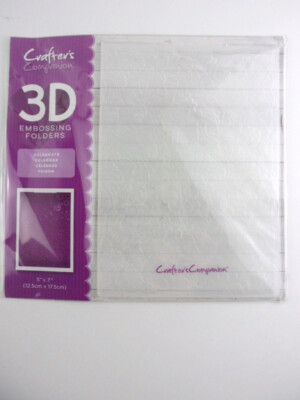 Crafter's Companion 3D Embossing Folder - Celebrate 5''x7'' New
