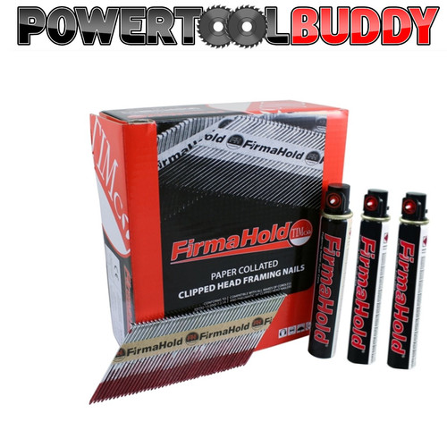 FIRMAHOLD FIRST FIX NAIL PACKS 2.8 x 50mm 3300 NAILS + 3 FUEL CELLS - 10 Boxes - 第 1/1 張圖片