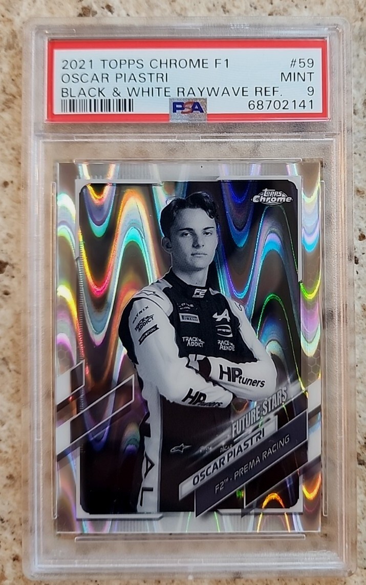 PSA10ルーキーピアストリOSCAR PIASTRI RC REFRACTOR 2023 Topps Chrome F1 Oscar Piastri RC Rookie Refractor