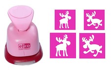 Motiv-Stanzer Rentier Hirsch Elch, L - XL Auswahl, Motivlocher Efco 098+099