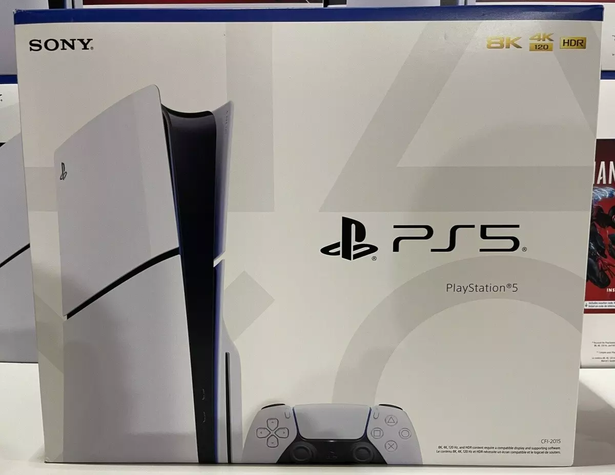 Brand New Sony PlayStation 5 | PS5 Slim | 1 TB (1000 GB) SSD Disc Edition  Gaming Console | 9 Best Games Bundle| All Standard Accessories | Warranty