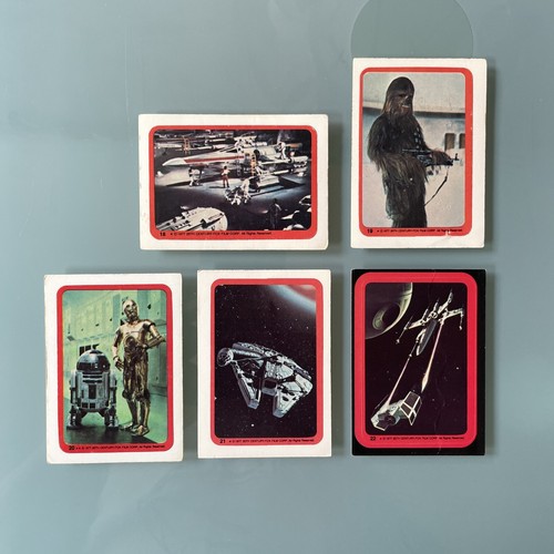 1977 Star Wars Topps Series 2 Red Complete 66 Trading Card Set & 11 Stickers - Picture 5 of 12