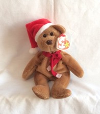 TY - 1997 Teddy With Santa Hat Beanie Baby