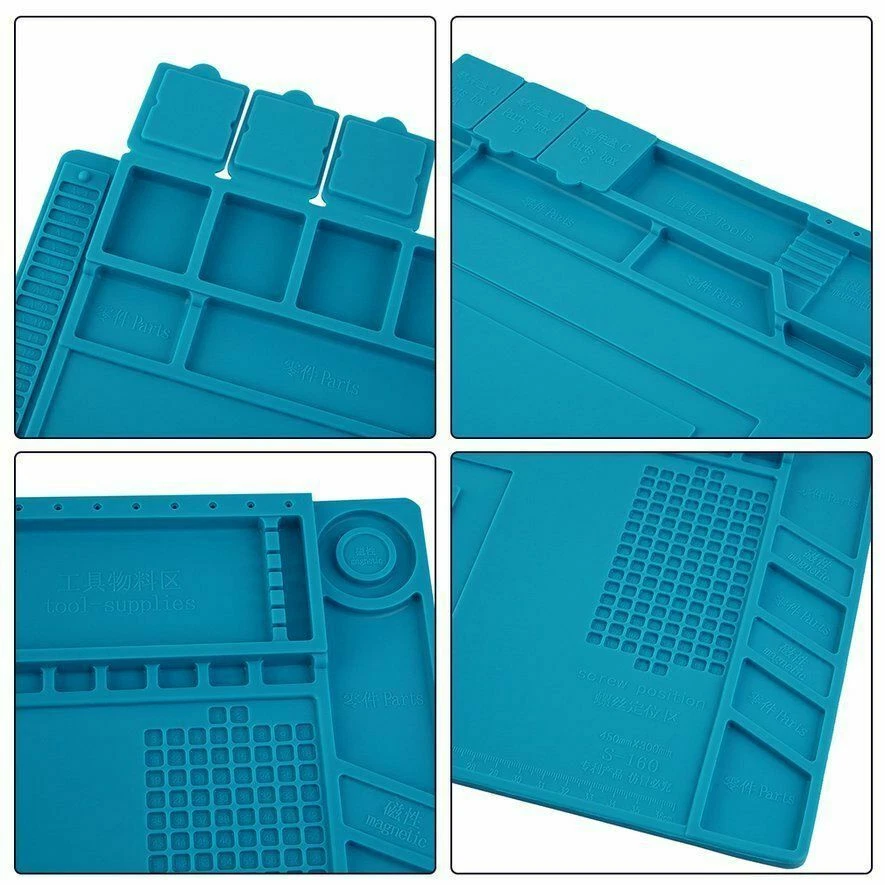 Phone Repair Magnetic Heat Insulation Silicone Pad Desk Work Mat / Repair Tool - Image 4 of 4