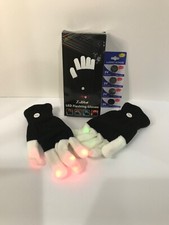 New Luwint LED Colorful Flashing Finger Lighting Gloves
