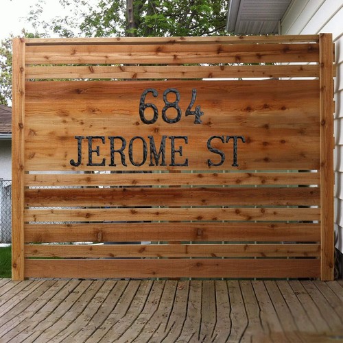 House Letter 5 Inch Cast Iron Address Letter Perfect for 5.5 Inch Numbers J - Picture 4 of 7