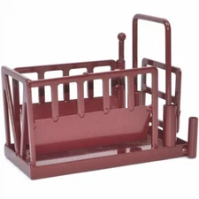Little Buster Toys Cattle Squeeze Chute - Red; 1/16th Scale