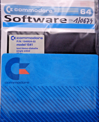 COMMODORE 64/128 -- MODEL 1541 TEST/DEMO DISKETTE  (COMMODORE - DISK)