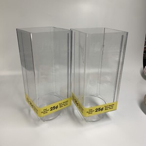 2 U-Turn Uturn Large Tall Canisters Candy Machine Gumball Terminator Canister