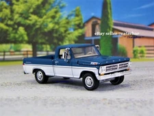 1972 72 Ford F-100 Sport Custom Short Bed V8 Truck 1/64 Scale Wheels Limited E