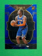 2022-23 Panini Select Basketball Blue Retail Parallel #84 Trevor Keels RC