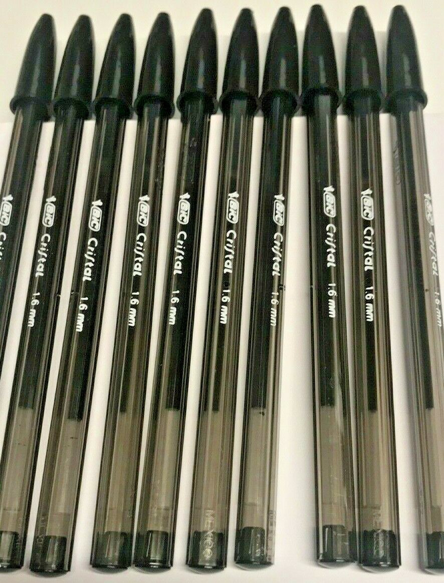 BIC® Cristal 1.6mm Ball Biro Pens Various Colours Packs Of 10 eBay