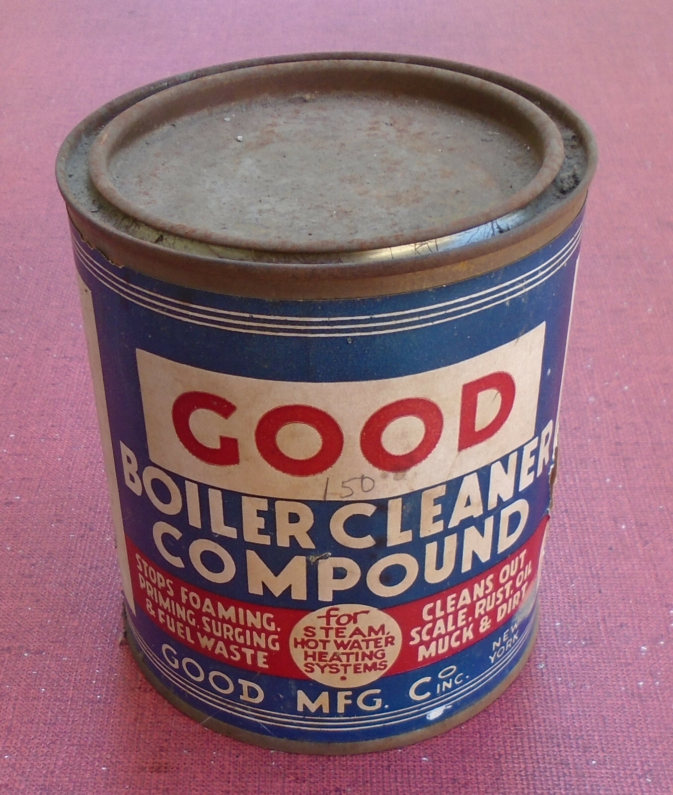 Good Boiler Cleaner Compound Good Mfg. Co. New York steam u0026 hot water  systems | eBay