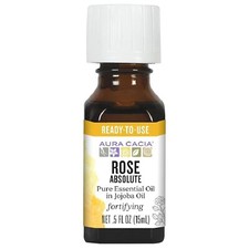 Aura Cacia Rose Absolute In Jojoba Oil 1 Each 0.5 Oz