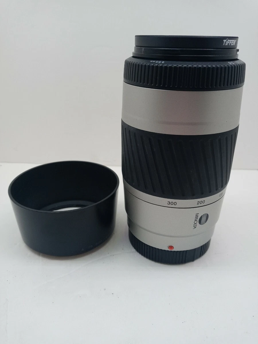 MINOLTA AF ZOOM 1.5m/4.9ft macro Minolta AF 75-300mm 1.5m/4.9ft