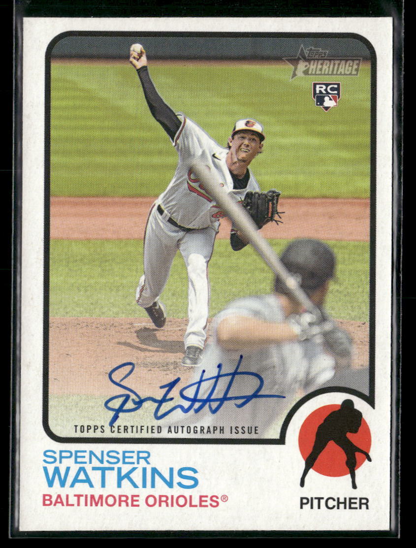 2022 Topps Heritage #ROA-SW Spenser Watkins Real One Autographs