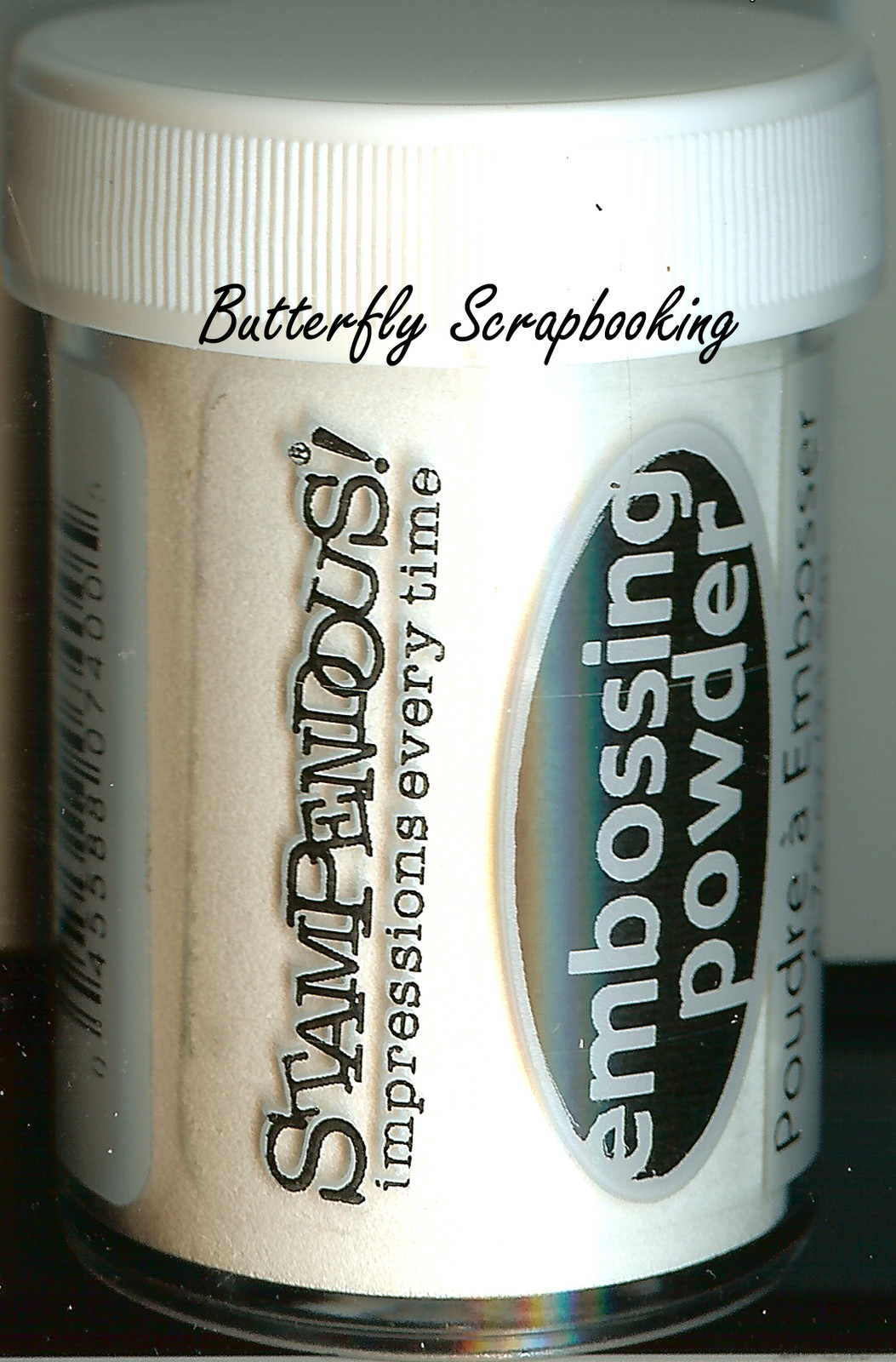 Embossing Powder Detail WHITE OPAQUE Embossing Enamel Jar Stampendous